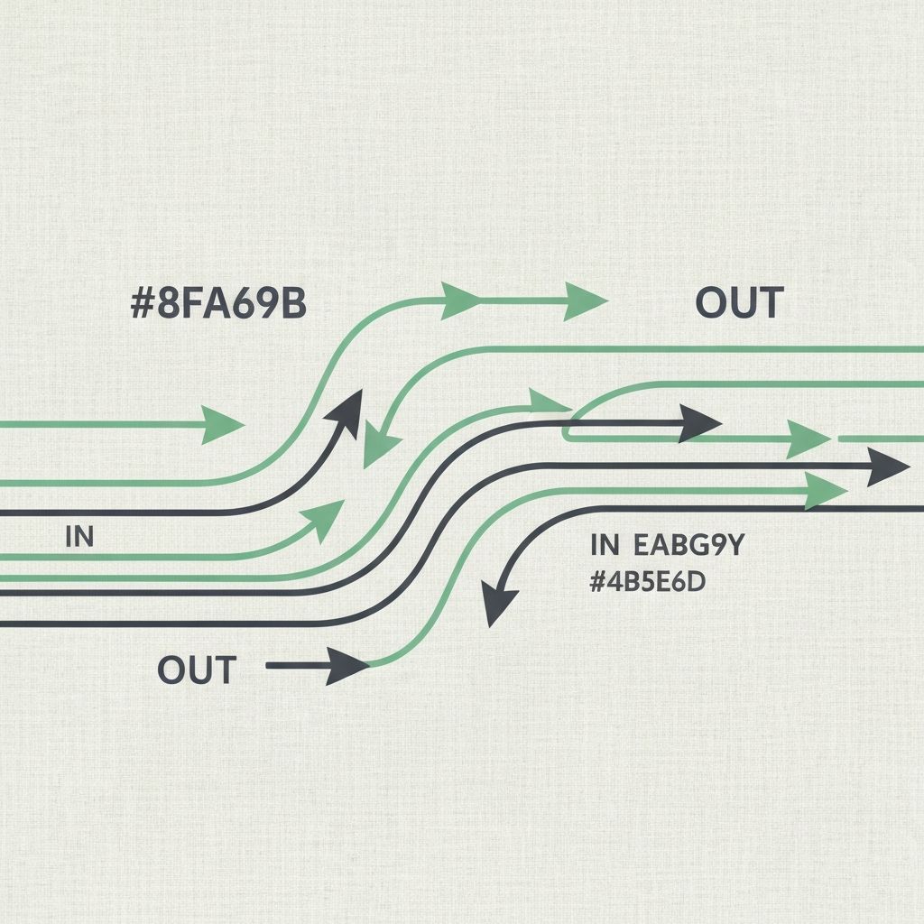 Energy flow visualization